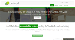 Desktop Screenshot of leafmail.com