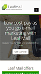 Mobile Screenshot of leafmail.com